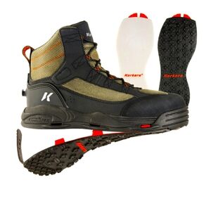 NEW Korkers Greenback Fishing Wading Boots Waders Men's US Size 9 42 Felt…
